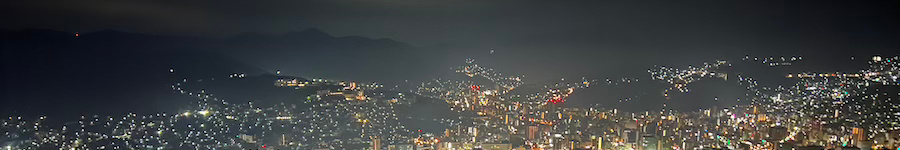 Night view from Mount Inasa