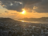 Sunset at Nagasaki Bay